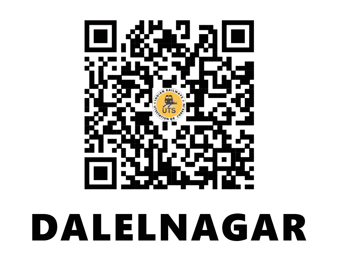 UTS QR Code for DALELNAGAR - DLQ (NR - UTTAR PRADESH)